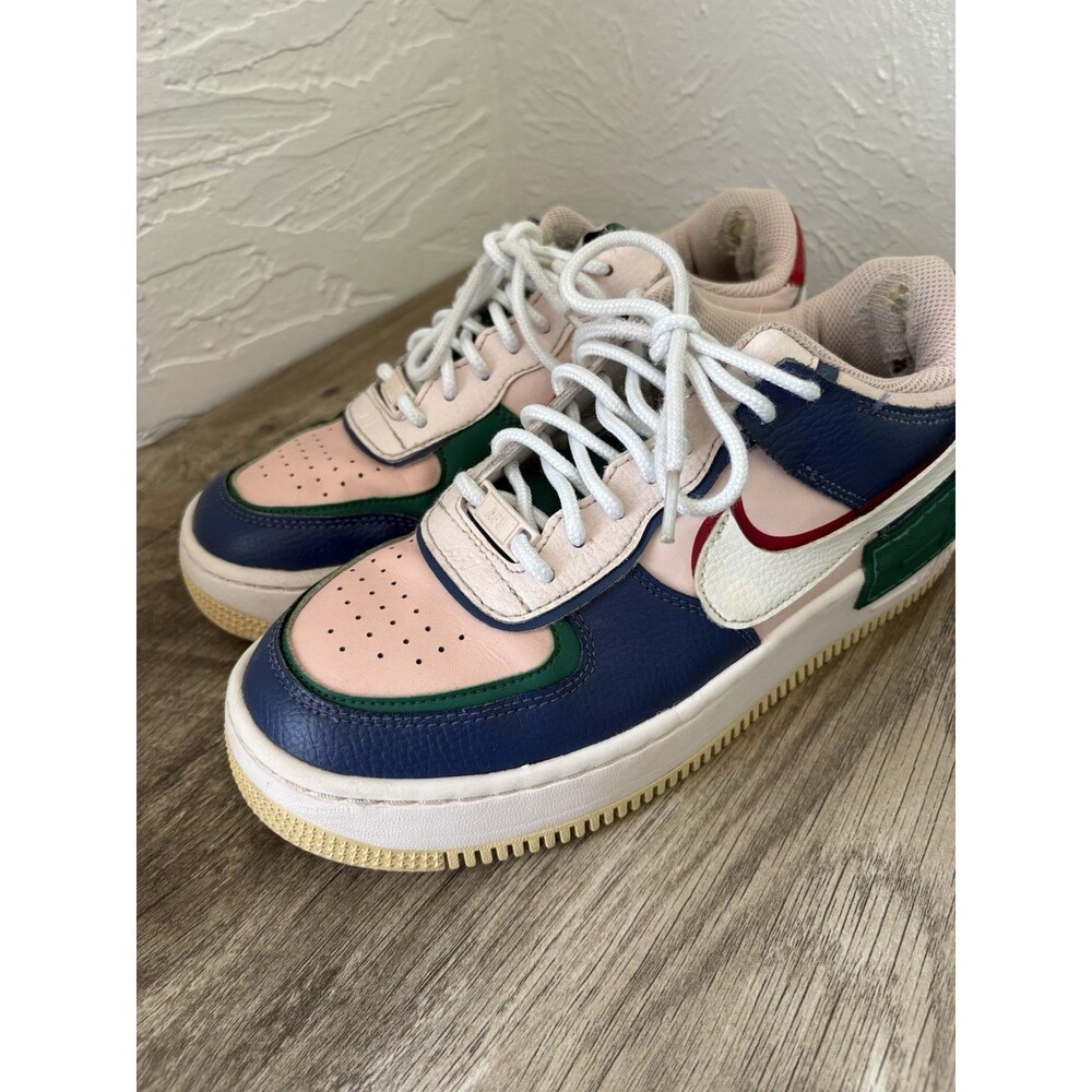 Nike Air Force 1 Shadow Mystic Navy Women’s Sneakers Size 8 - Picture 9 of 11